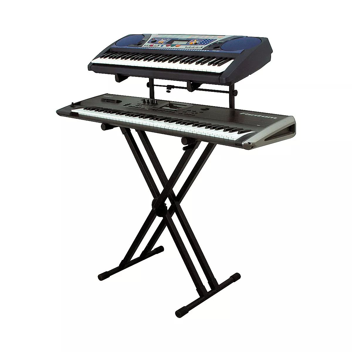 On-Stage Deluxe Heavy Duty X 2-Tier Keyboard Stand