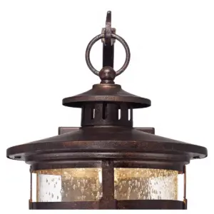 Franklin Iron Works Rustic Outdoor Wall Light Fixture LED Bronze 11 1/2
