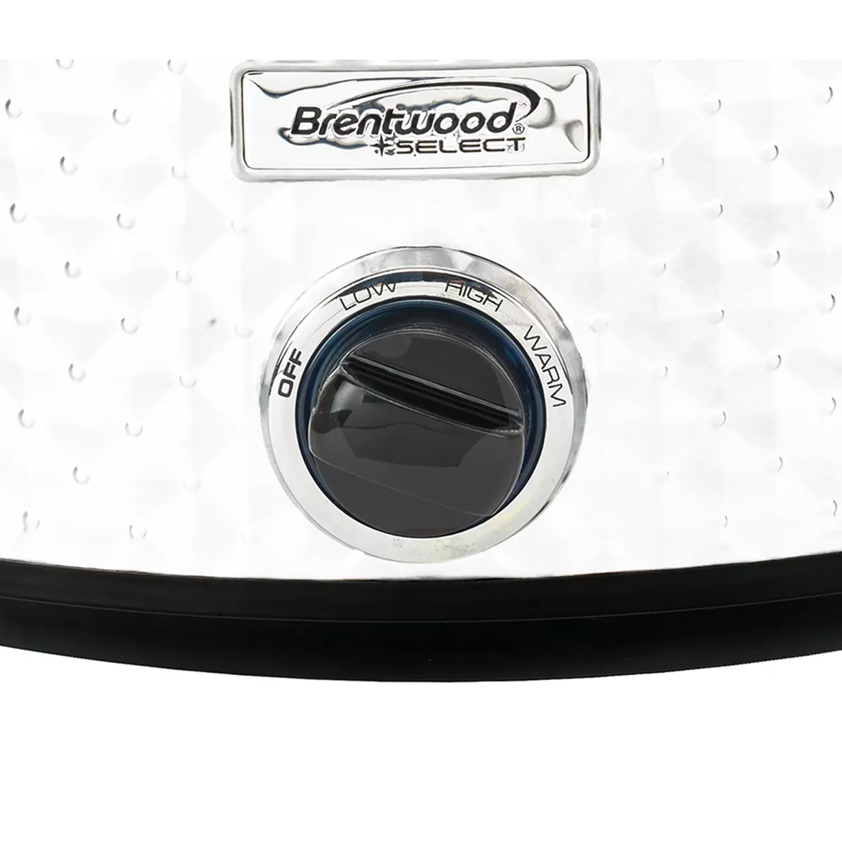 Brentwood Select 7 Quart Slow Cooker in White