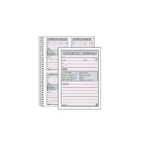Adams Phone Message Pad 5.5 x 3.8 Ruled 100 Sheets SC1187D