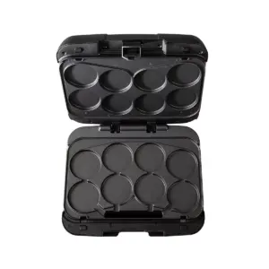 Johnsonville BTG-500 Sizzling Sausage 3-In-1 Grill Plus with Removable Cooking Plates and Customized for Links or Patties, Black