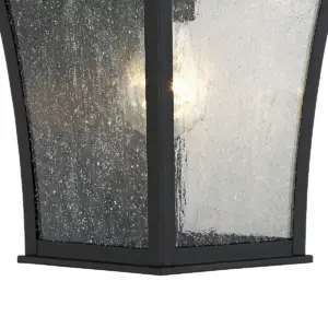 John Timberland Traditional Outdoor Wall Lights Fixture Set of 2 Carriage Style Textured Black 15