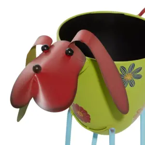 Metal Dog Planter - Olivia & May