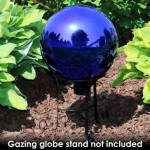 Sunnydaze Indoor/Outdoor Mirrored Surface Gazing Globe Ball for Lawn, Patio or Indoors - 10