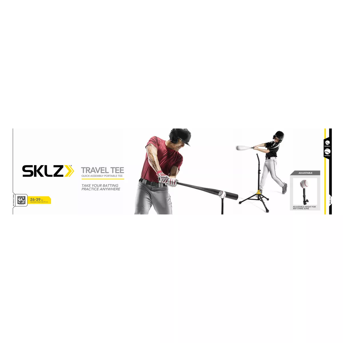 SKLZ Travel Tee - Black/Yellow