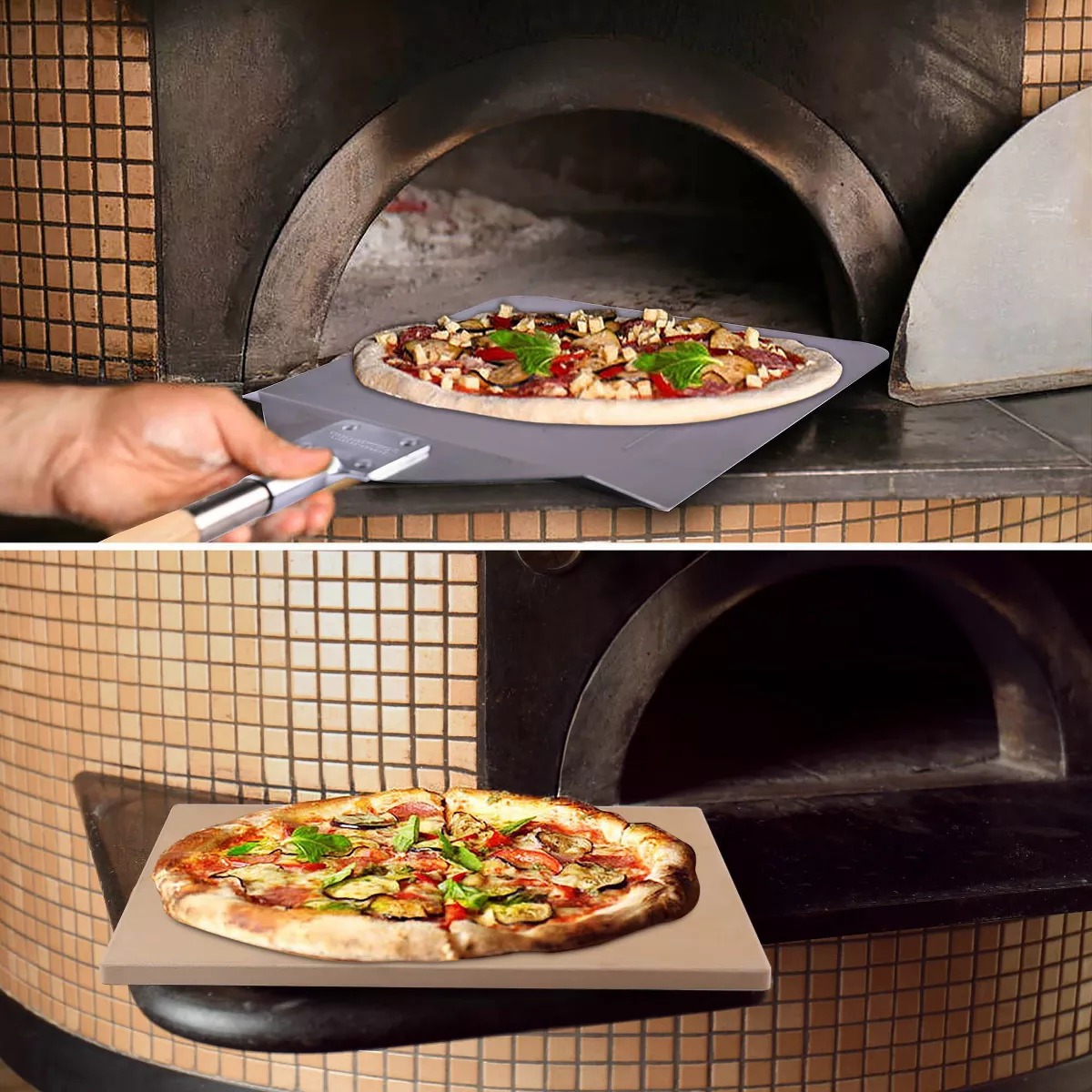 Royal Gourmet 2pc Pizza Cookware Set for Grill Oven
