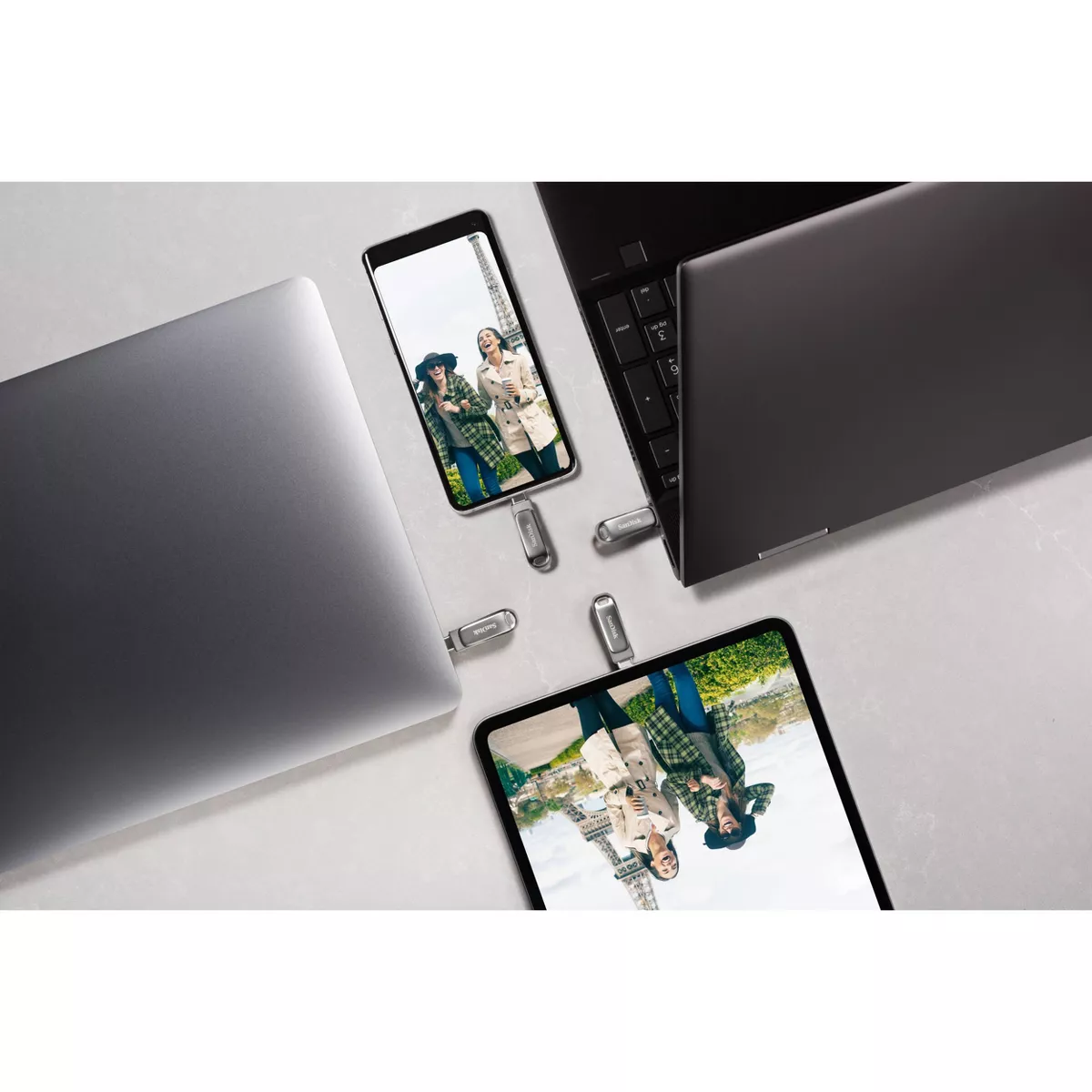 SanDisk Ultra Dual Drive Luxe USB Type-C 64GB Flash Drive