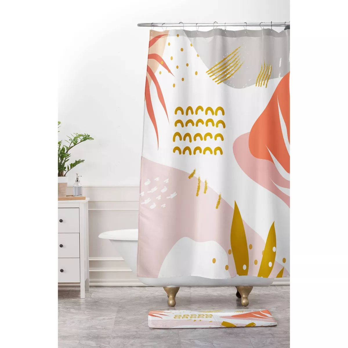 Hello Twiggs Memphis Memory Foam Bath Mat Pink - Deny Designs
