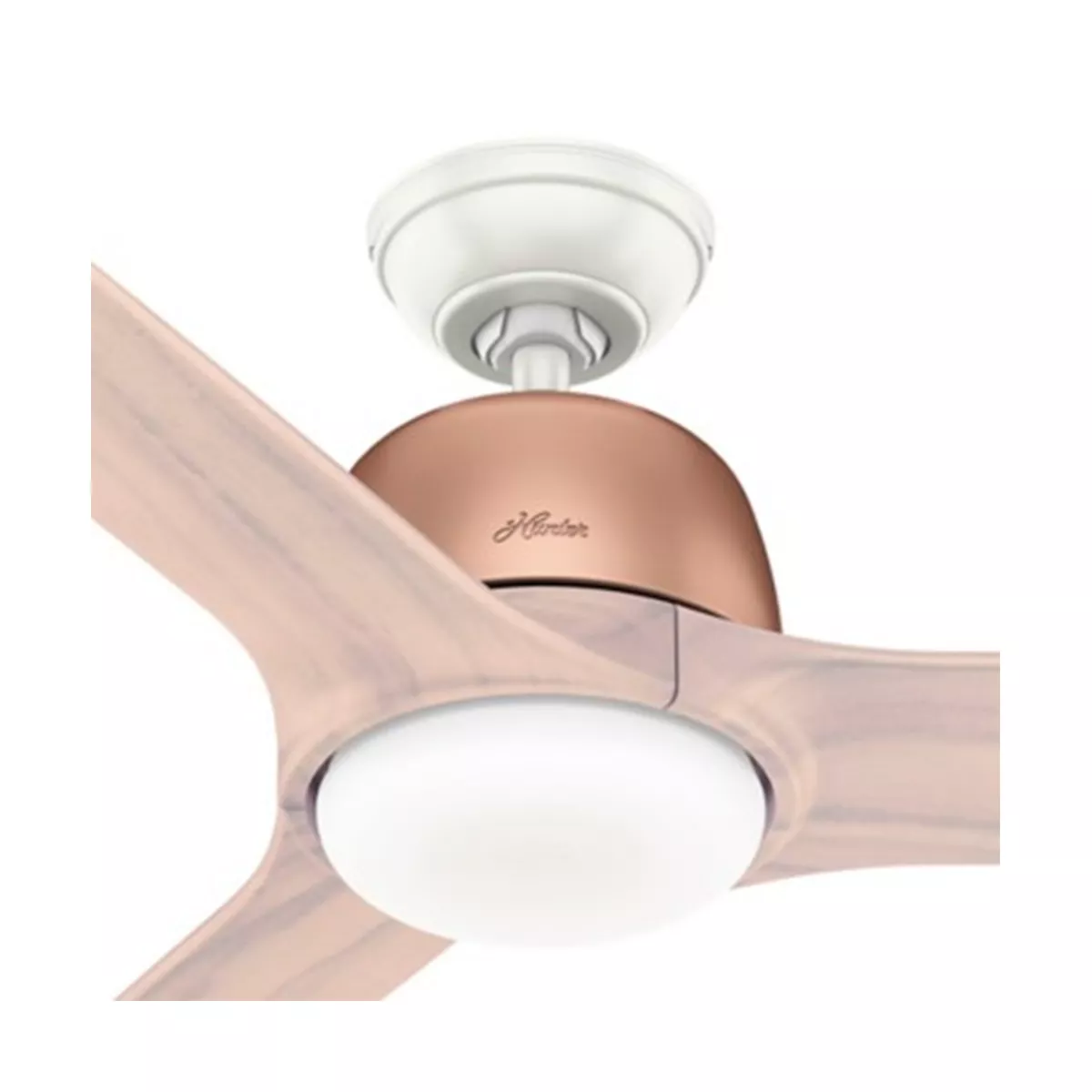 Hunter Fan Company Norden 54-Inch Scandinavian Style Multiple Speeds Ceiling Fan, Satin Bronze