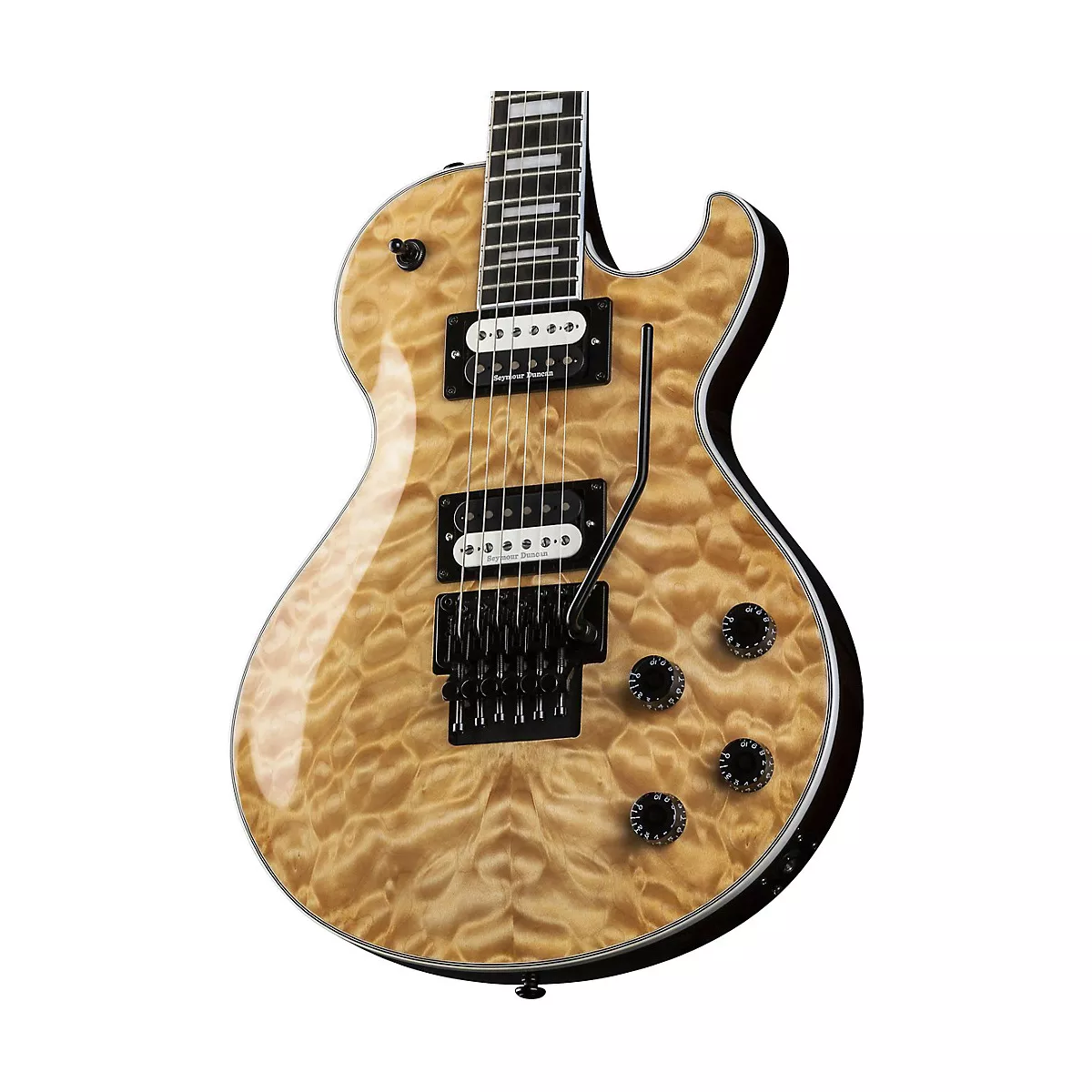 Dean Thoroughbred Select Quilt-top with Floyd Electric Guitar Gloss Natural