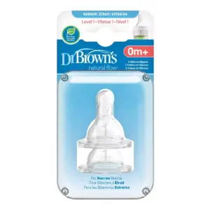 Dr. Brown's Standard Nipples Level 1 (2pk)