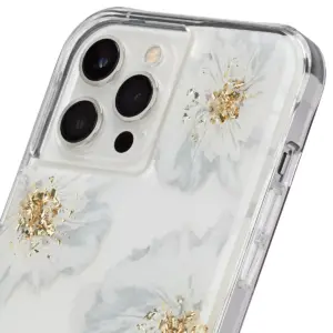 Case-Mate - KARAT - Case for iPhone 12 and iPhone 12 Pro (5G) - Gold Foil Accents - 10 ft Drop Protection - 6.1 inch - Karat Floral