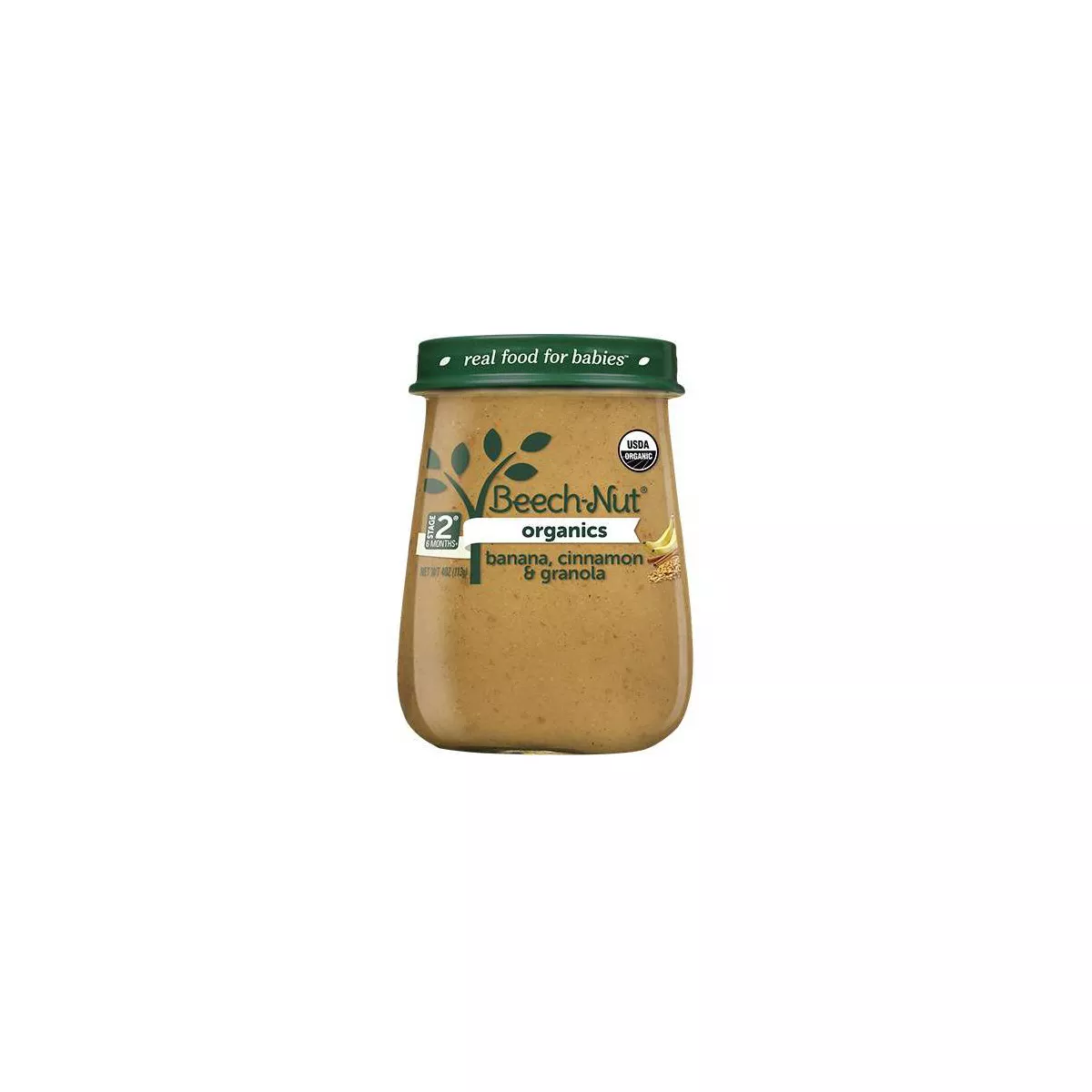 Beech-Nut Organics Banana Cinnamon & Granola Baby Food Jar - 4oz