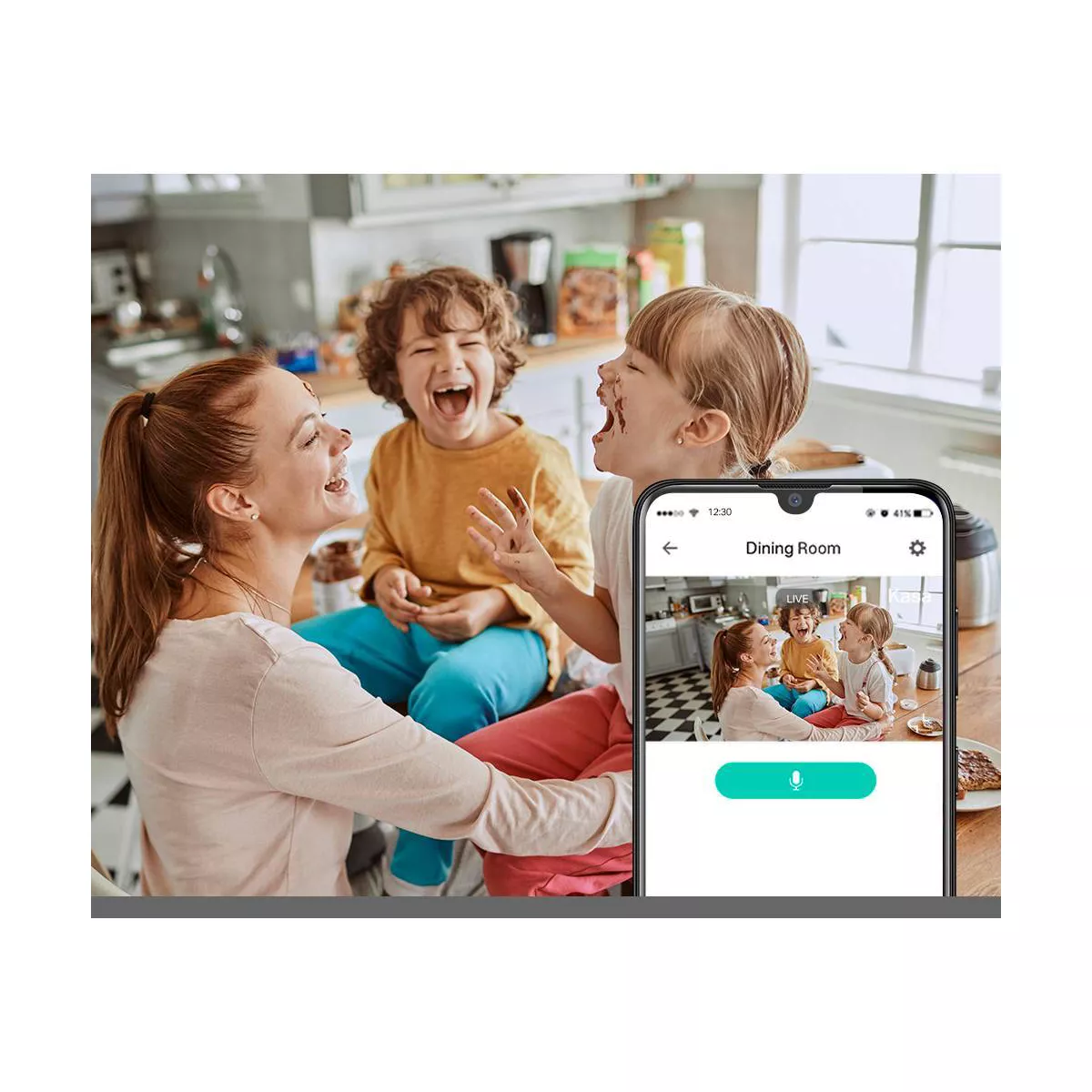 TP-Link Wi-Fi Kasa Spot with SD Card Storage (KC105)