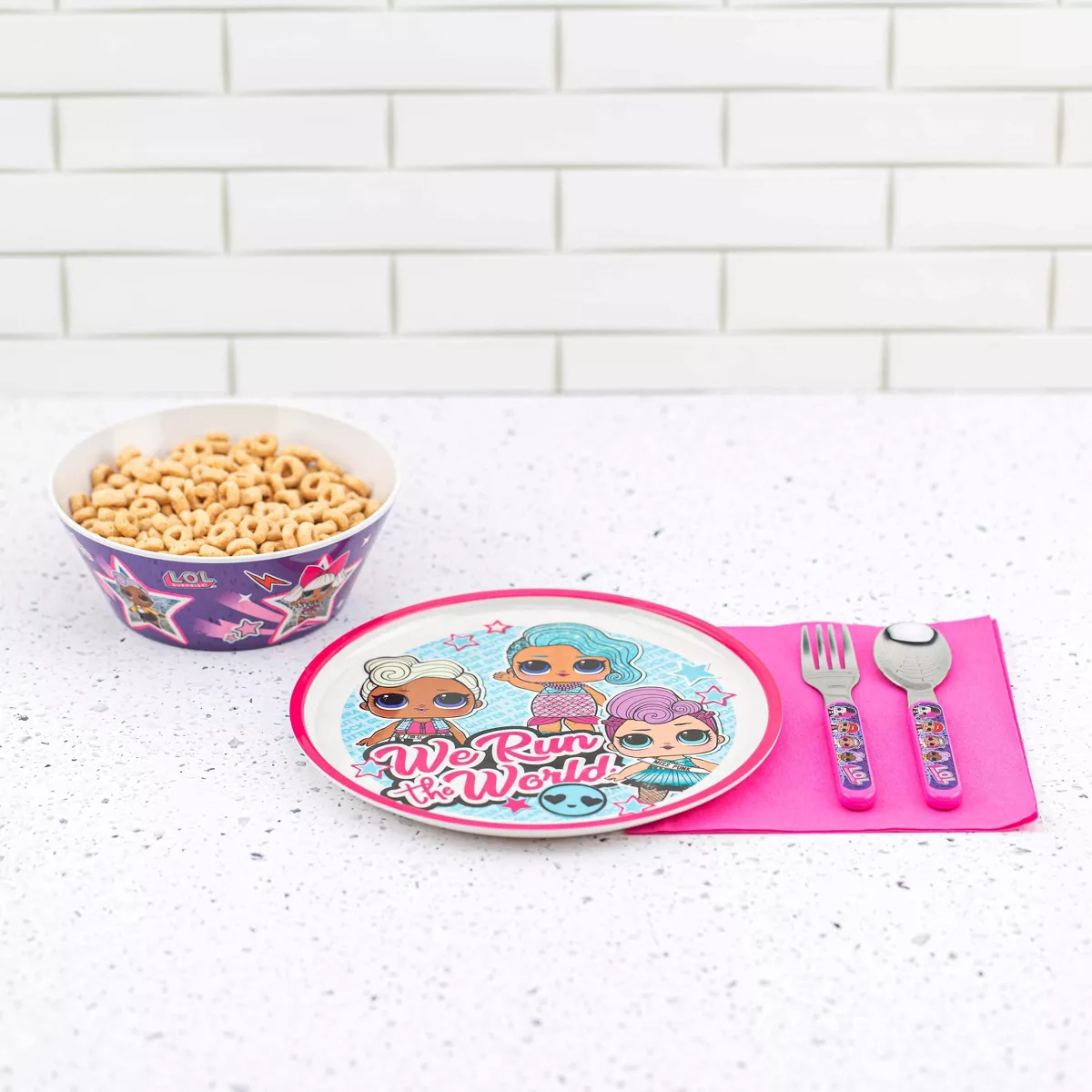 L.O.L. Surprise! 3pc Plastic Dishware Set - Zak Designs