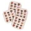 4pk Alisa Galitsyna Watercolor Tea Cups Coasters - society6