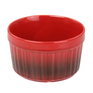 Crock Pot 8 Ounce Thornburg 3 Piece Stoneware Assorted Ramekin Dish Set