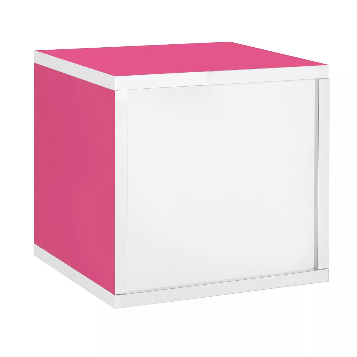 Way Basics Stackable Eco Cube Storage Cubby Organizer - Pink