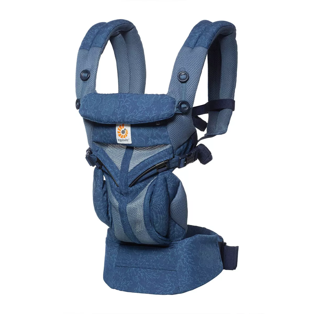 Ergobaby Omni 360 Cool Air Mesh All Carry Positions Baby Carrier - Blue Blooms