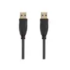 Monoprice USB 3.0 Type-A to Type-A Cable - 1.5 Feet - Black, For Data Transfer, Modems, Printers, Hard Drive Enclosures - Select Series