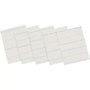Pacon Skip-A-Line Ruled Newsprint Paper 30 lbs. 11 x 8-1/2 White 500 Shts/Pack 2637