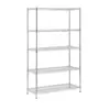 Honey-Can-Do 5 Tier Storage Rack 800lb Silver