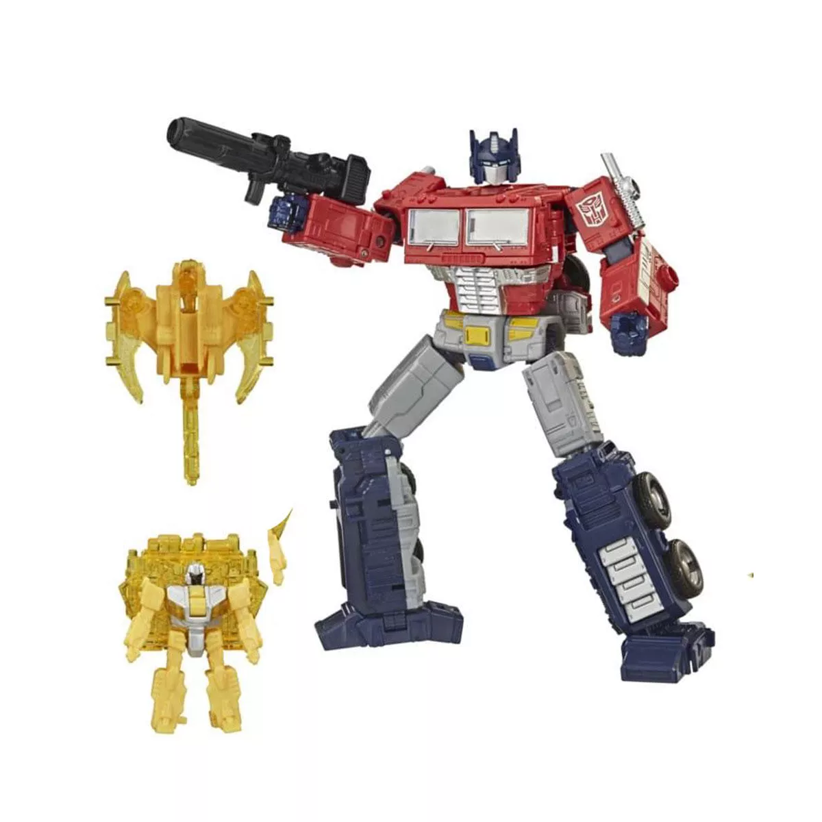 WFC-11 Autobot Optimus Prime Battle 3-Pack Netflix Edition | Transformers Generations War for Cybertron Trilogy Action figures