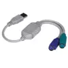 Monoprice USB A Male to Dual PS/2 Keyboard/Mouse Converter Adapter Cable
