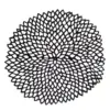 4pk Pressed Dahlia Placemats Black - Chilewich