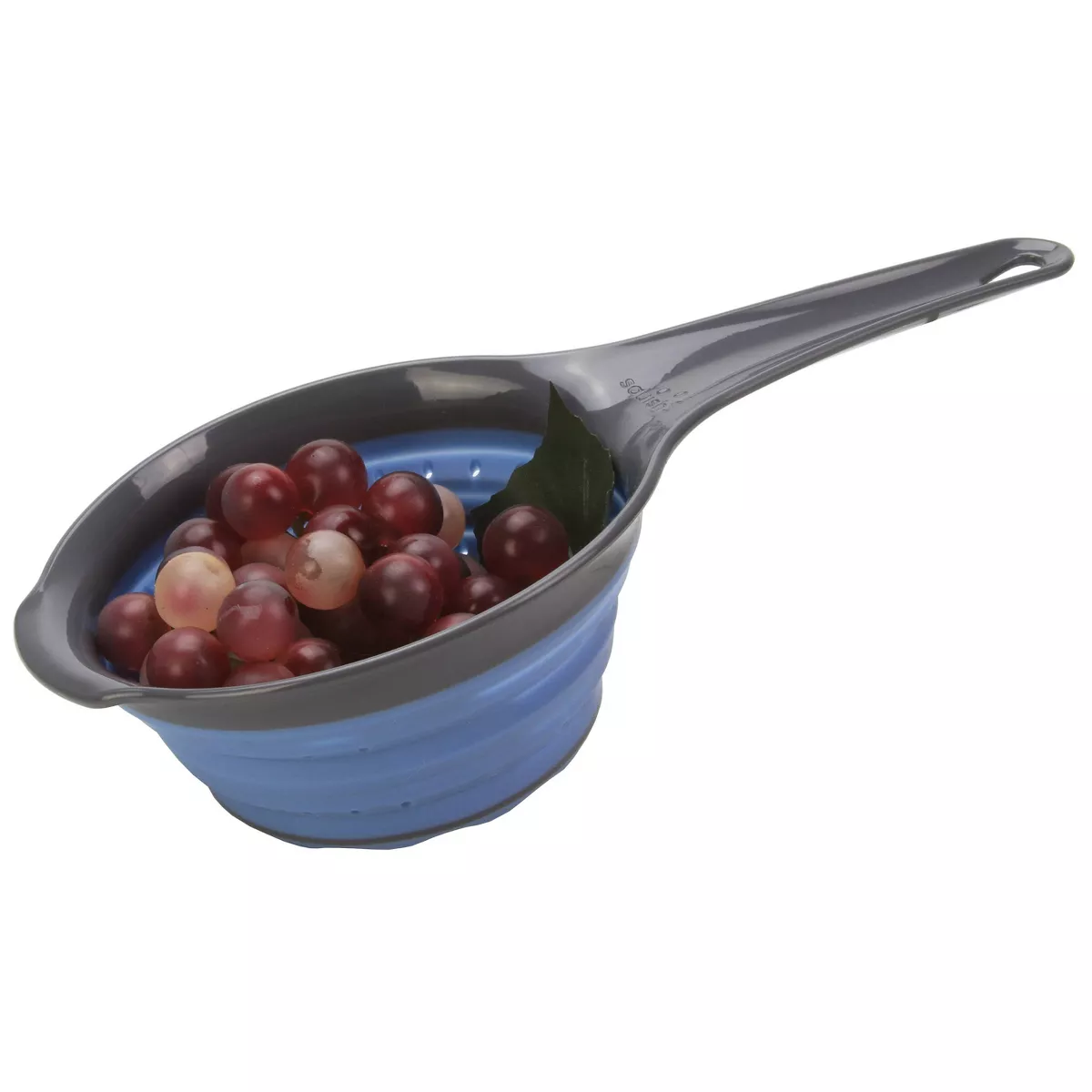 Squish 1qt Collapsible Colandar Blue/Gray