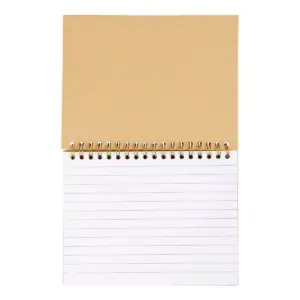 6-Pack Top Bound Spiral Notepads To-Do Lists, Gold Foil Accent Design, Hard Cover, 60 Sheets, 6.5