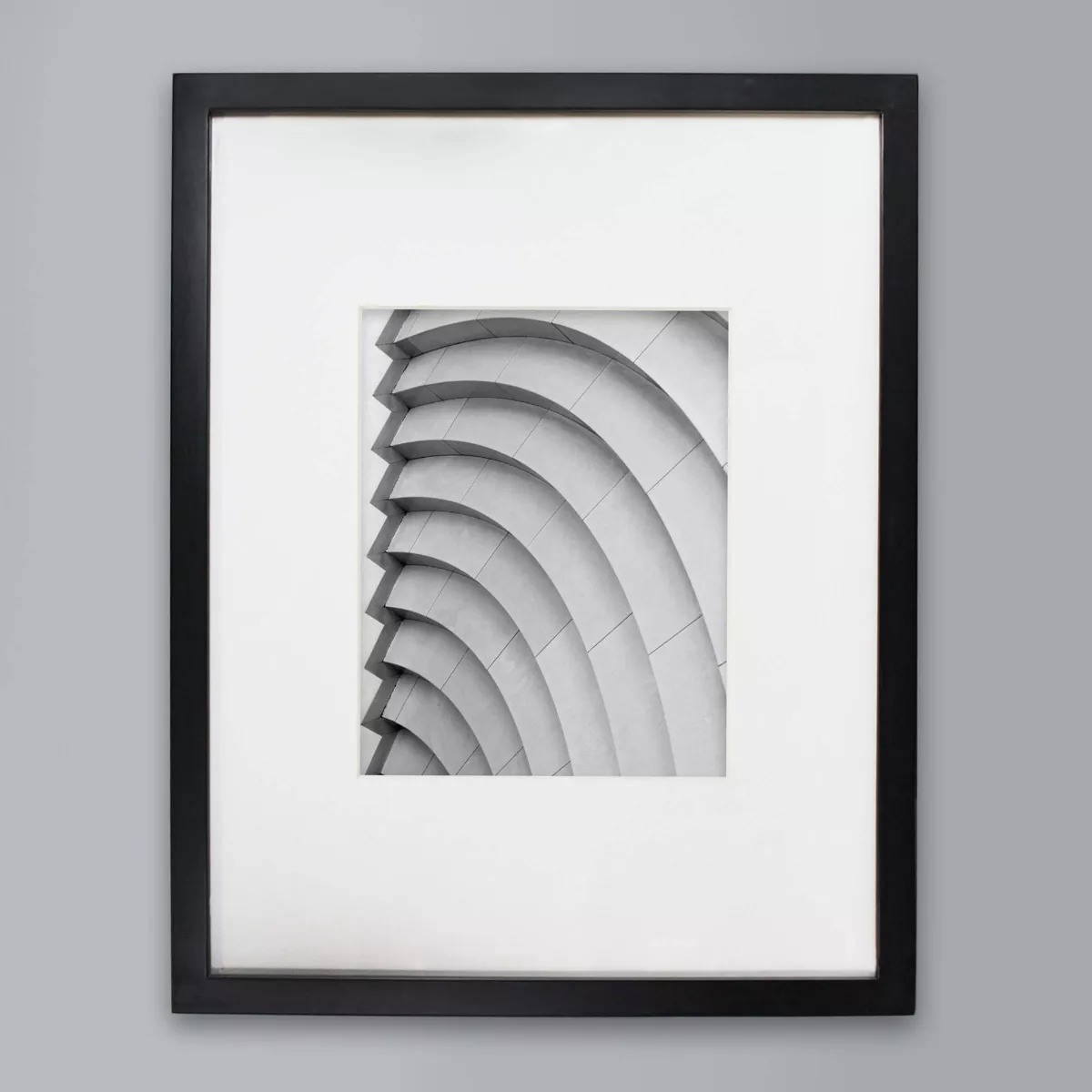 14" x 18" Matted Wood Frame Black - Made By Design™