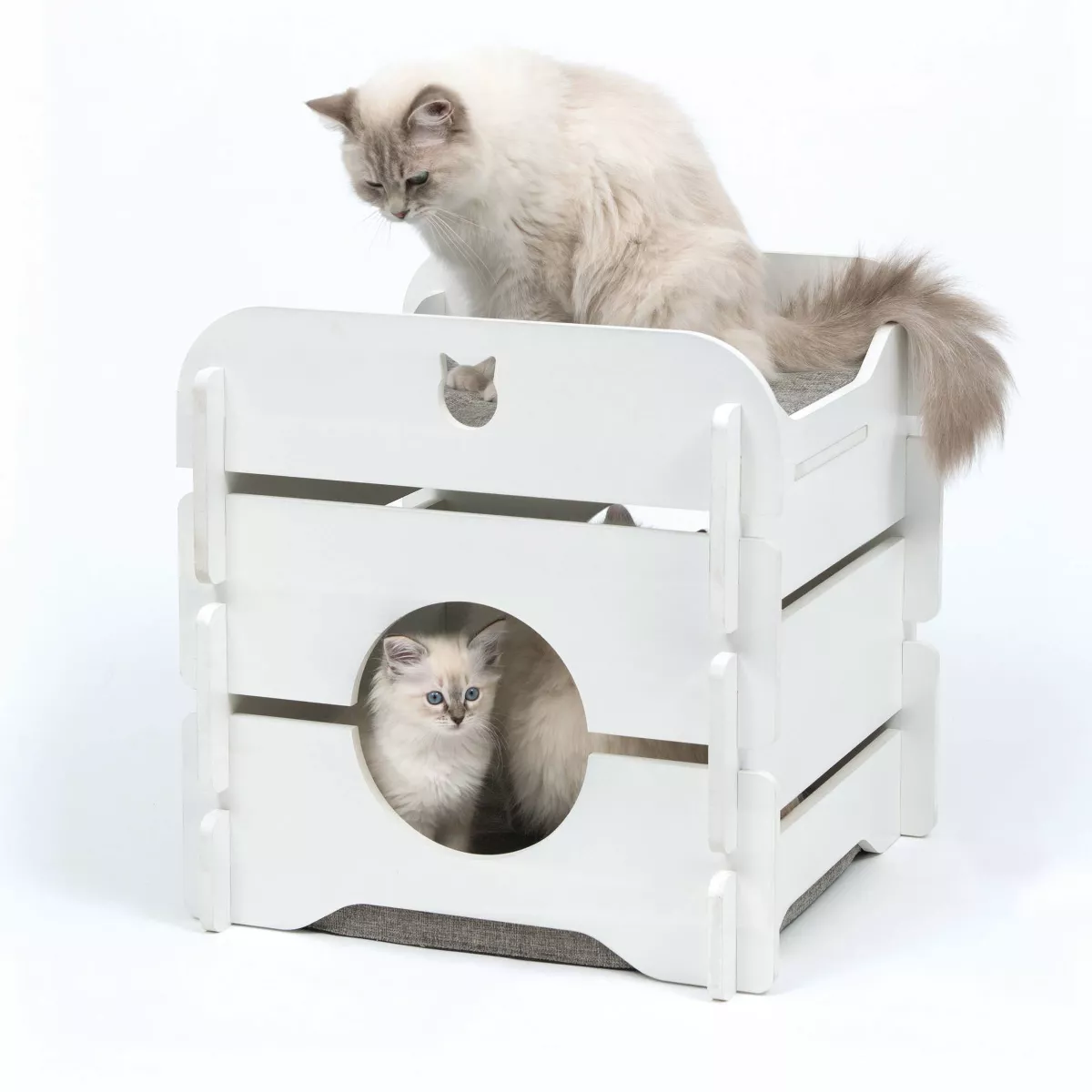 Catit Vesper Cat Litter Cottage - White