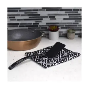 Home Basics Non-Stick Nylon Spatula, Black