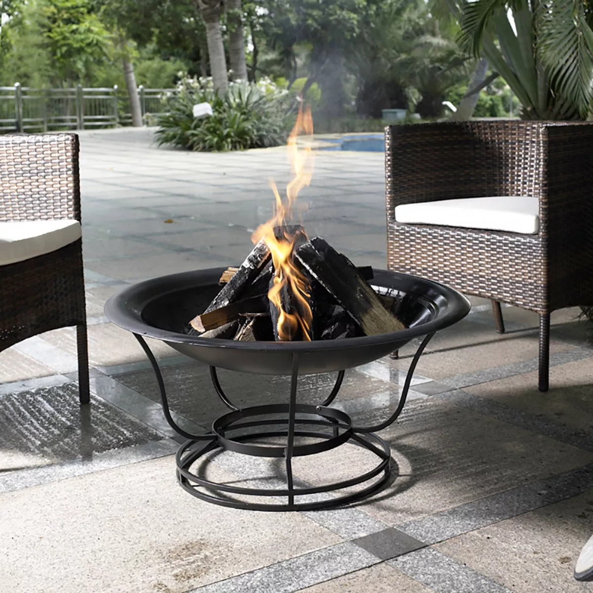 Buckner Firepit - Black - Crosley