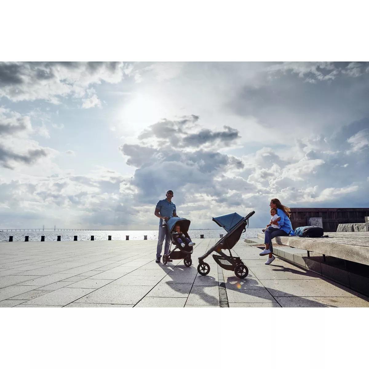 Thule Spring Aluminum Frame Stroller - Dark Shadow/Gray
