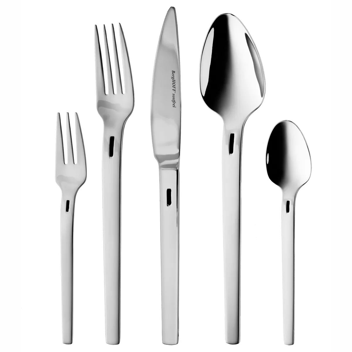 BergHOFF Essentials 72Pc 18/10 SS Flatware Set (Service for 12), Line