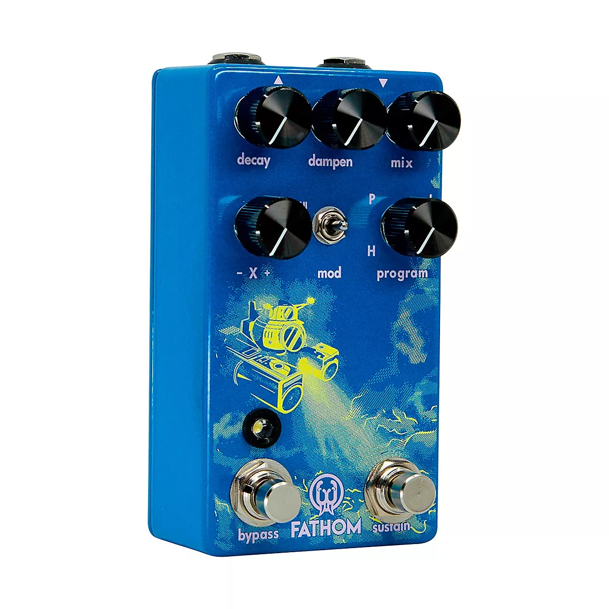 Walrus Audio Fathom Multi-Function Neon Reverb Effects Pedal