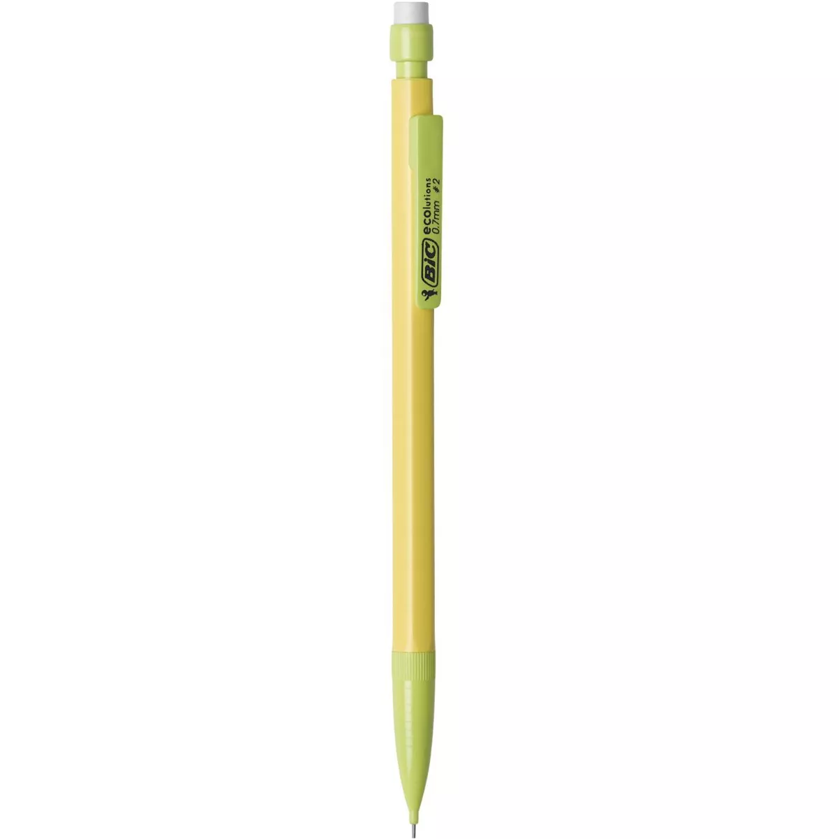 BIC Eco Life Pencil, 0.7 mm Tip, Assorted Color Barrels, pk of 24