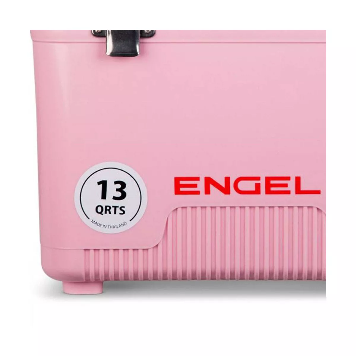 Engel 13 Quart Compact Durable Ultimate Leak Proof Outdoor Dry Box Cooler in Pink with Stain and Odor-Resistant Surface for 18 Cans or 12 lbs of Ice