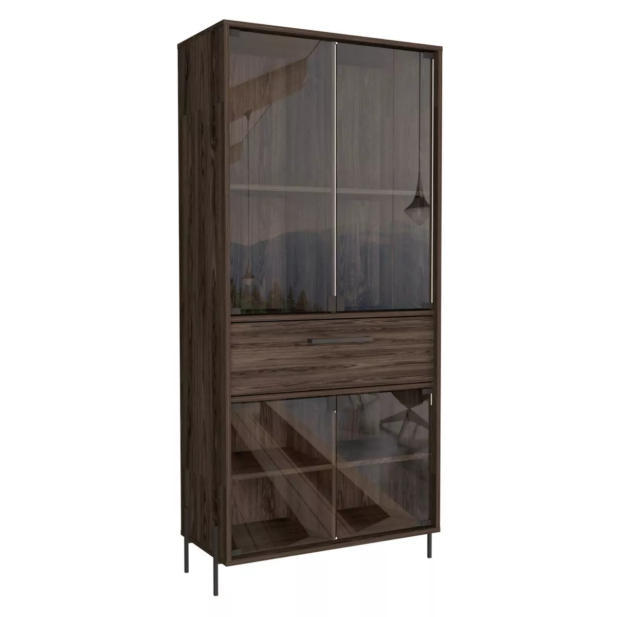 Page Pantry Cabinet Brown - RST Brands