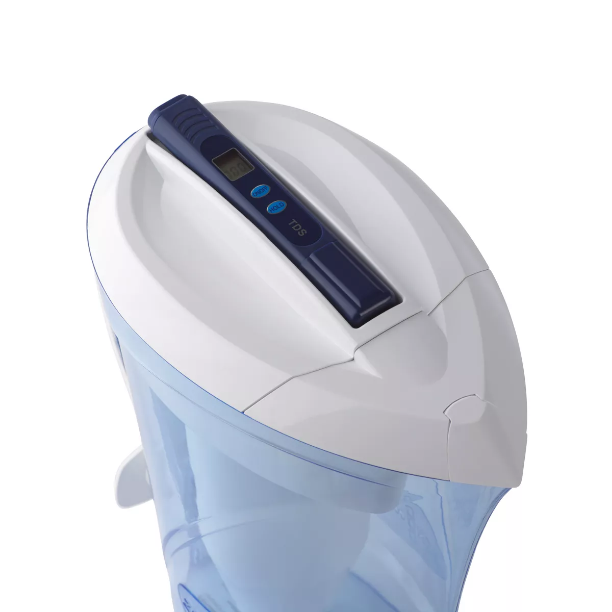 ZeroWater 10 Cup Ready Pour Pitcher with Free TDS Light-Up Indicator (Total Dissolved Solids)