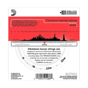 D'Addario EJ63 Nickel Tenor Banjo Strings (9-30)