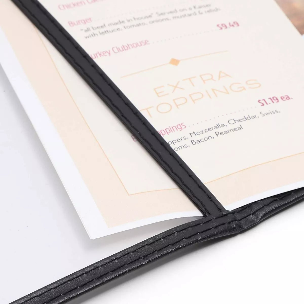 Juvale 12-Pack 4 Page Double View Clear PVC Restaurant Menu Covers for A4 Size Sheet