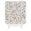 Alisa Galitsyna Terrazzo Shower Curtain Beige - Deny Designs