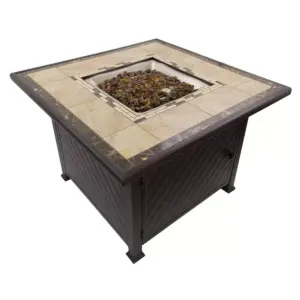 Square Tile Top Fire Pit - AZ Patio Heaters
