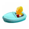 HABA Bath Boat Duck Ahoy with Removable Duckie Finger Puppet - Great for Bath or Pool