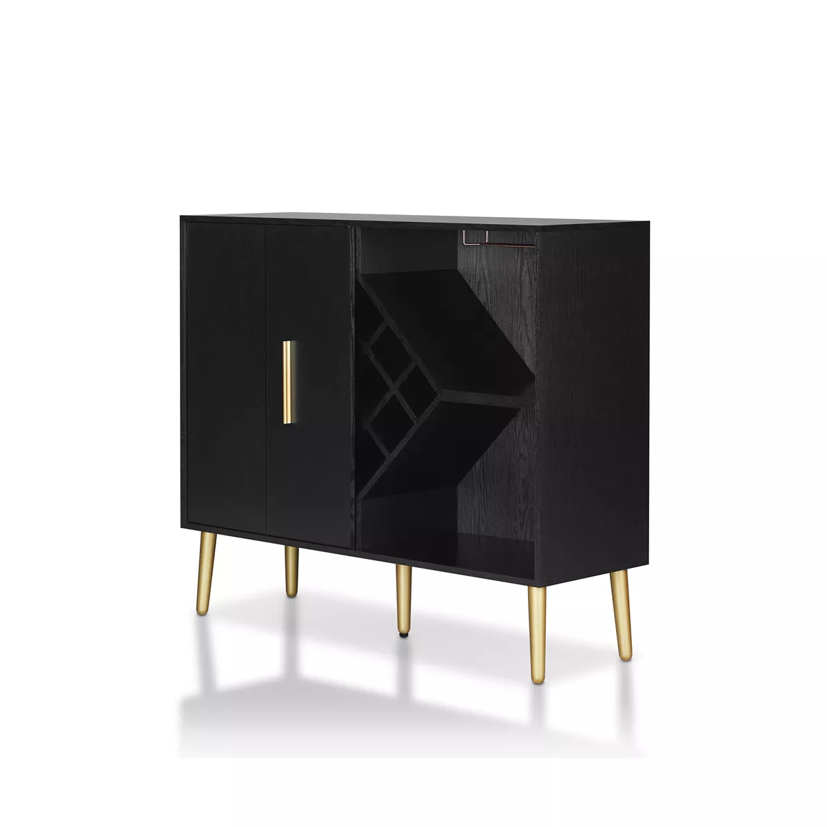 Miko Wine Cabinet Galaxy Black - HOMES: Inside + Out
