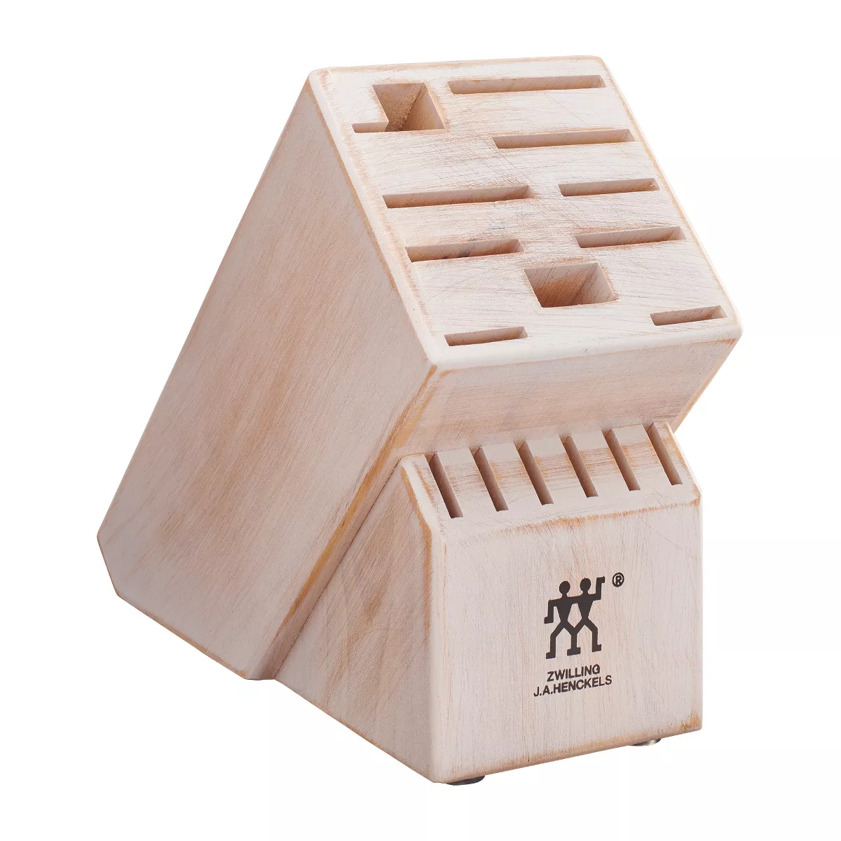 ZWILLING TWIN 16-slot Knife Block - Rustic White