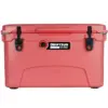 Driftsun Heavy Duty Rotomolded Thermoplastic UV Resistant Portable 45 Quart Insulated Hardside Ice Chest Beverage Cooler, Coral